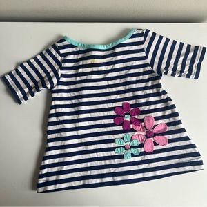 Kelly’s Kids Flower Embroidery Tunic Sz 12 m